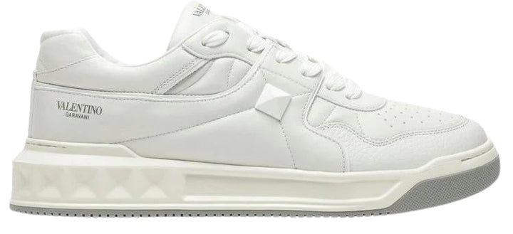 ONE STUD XL WHITE LEATHER SNEAKER
