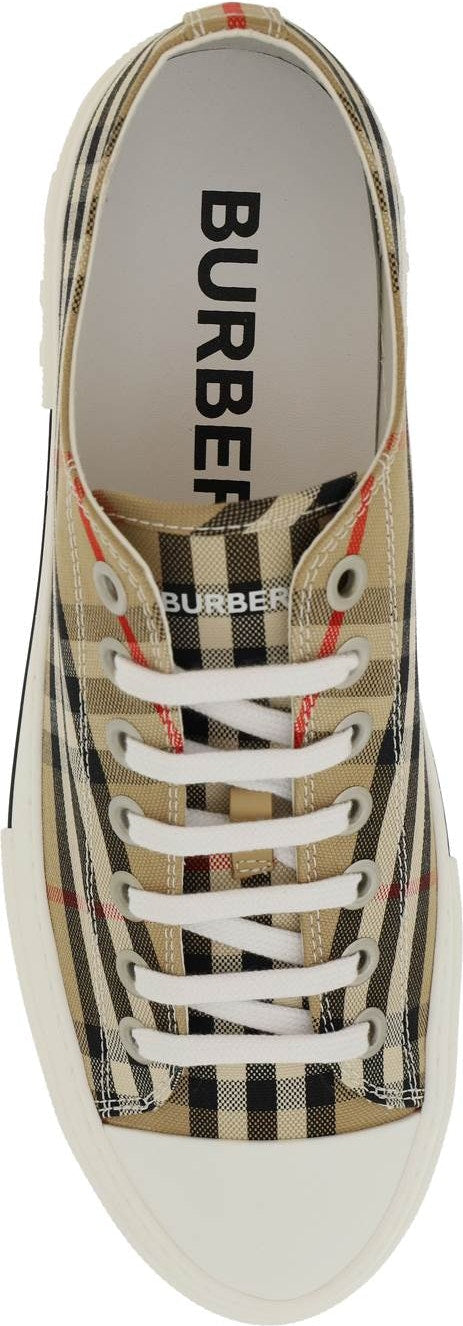 VINTAGE CHECK CANVAS SNEAKERS
