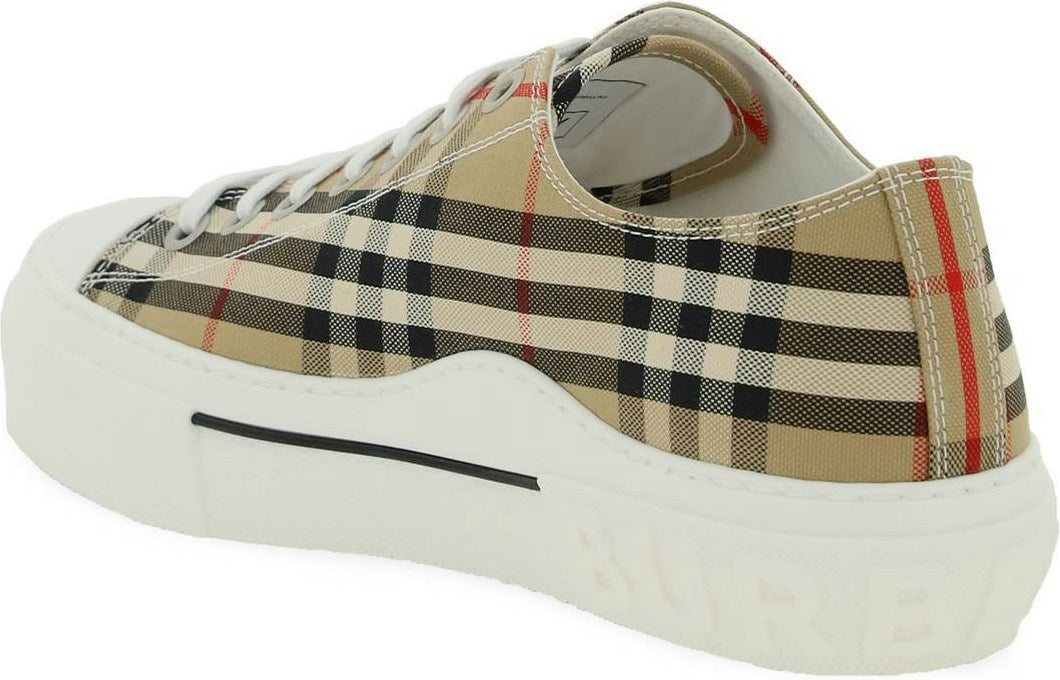 VINTAGE CHECK CANVAS SNEAKERS
