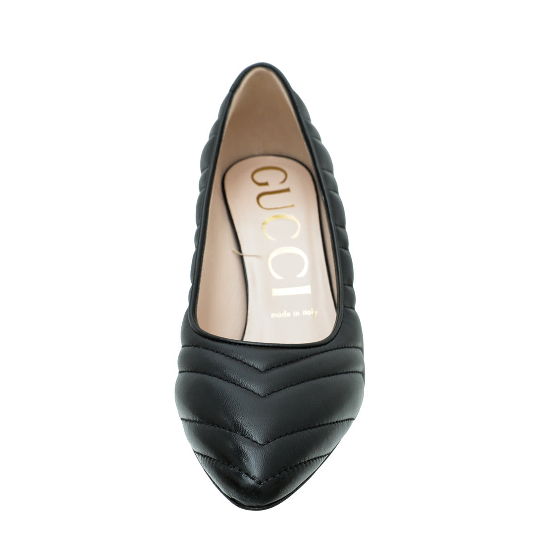 Gucci Black GG Matelasse Pump 38.5