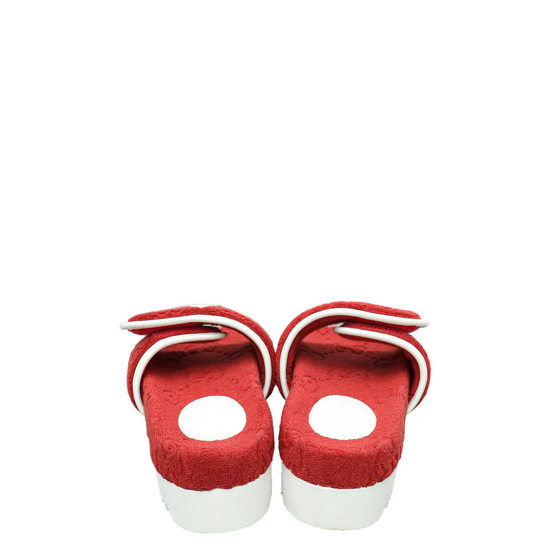 Gucci Bicolor Adidas x Gucci Magic Sponge Platform Sandal 36