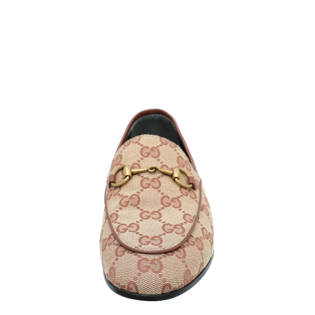 Gucci Bicolor GG Jordaan Loafer 38
