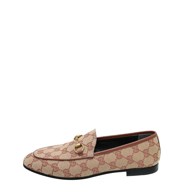 Gucci Bicolor GG Jordaan Loafer 38