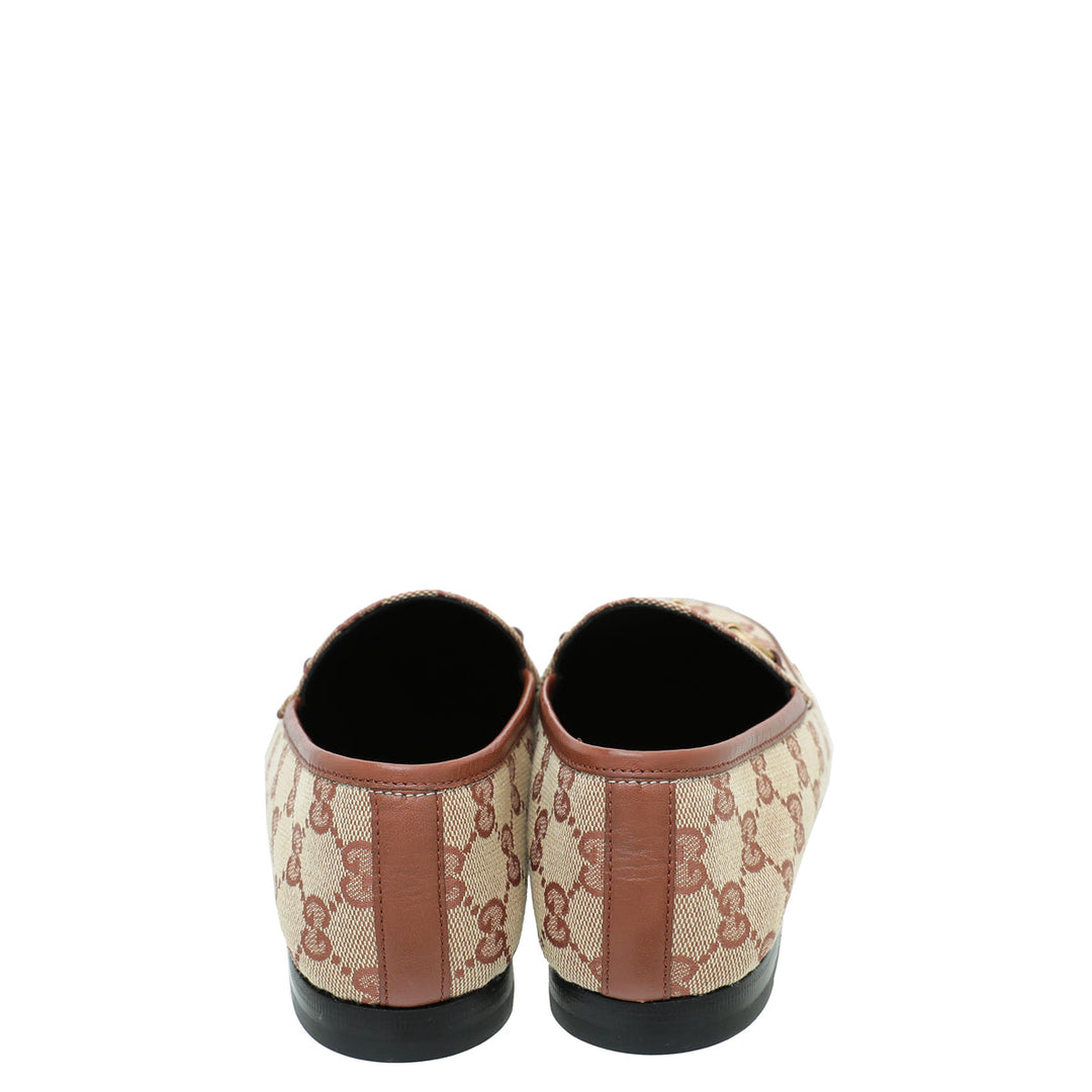 Gucci Bicolor GG Jordaan Loafer 38