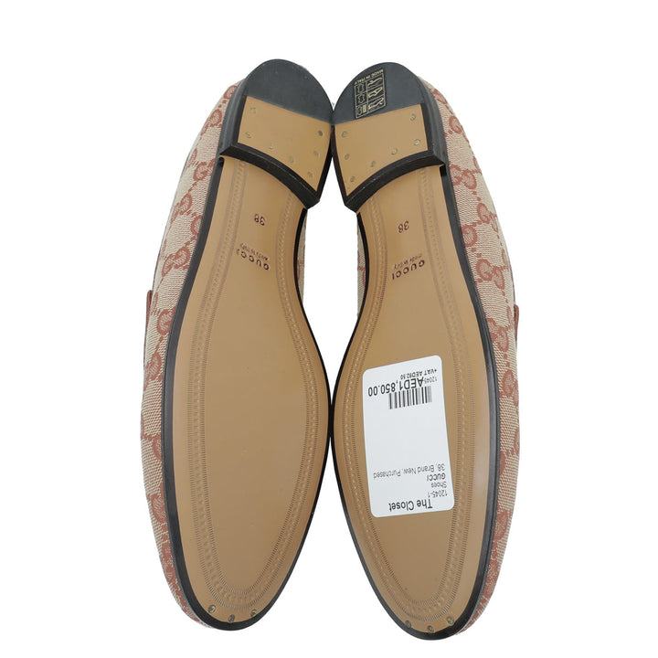 Gucci Bicolor GG Jordaan Loafer 38