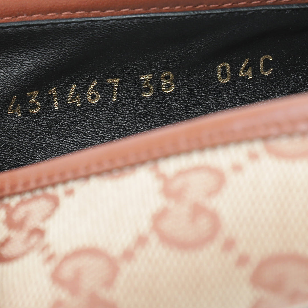 Gucci Bicolor GG Jordaan Loafer 38