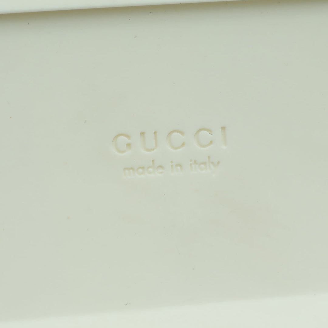 Gucci Sky Blue GG Terry Platform Slides 36.5