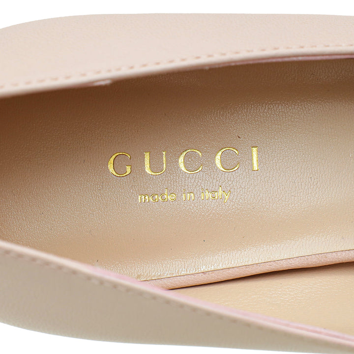 Gucci Pink Blondie Mid-Heel Pump 36.5