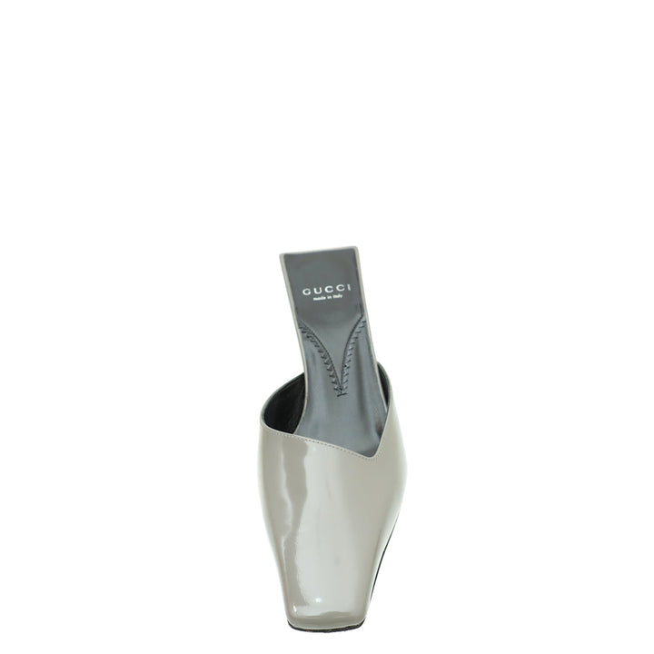 Gucci Dusty Grey Interlocking G Mules 37