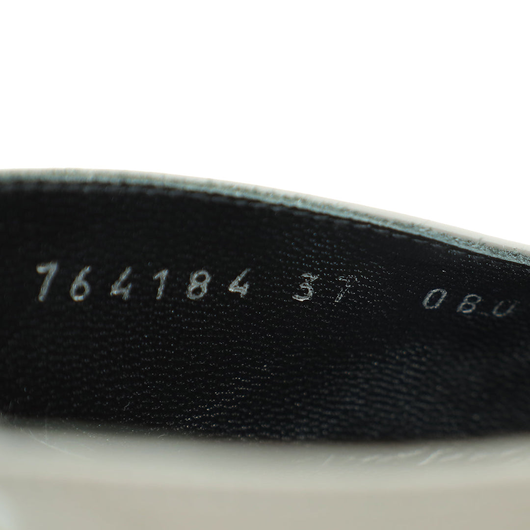 Gucci Dusty Grey Interlocking G Mules 37