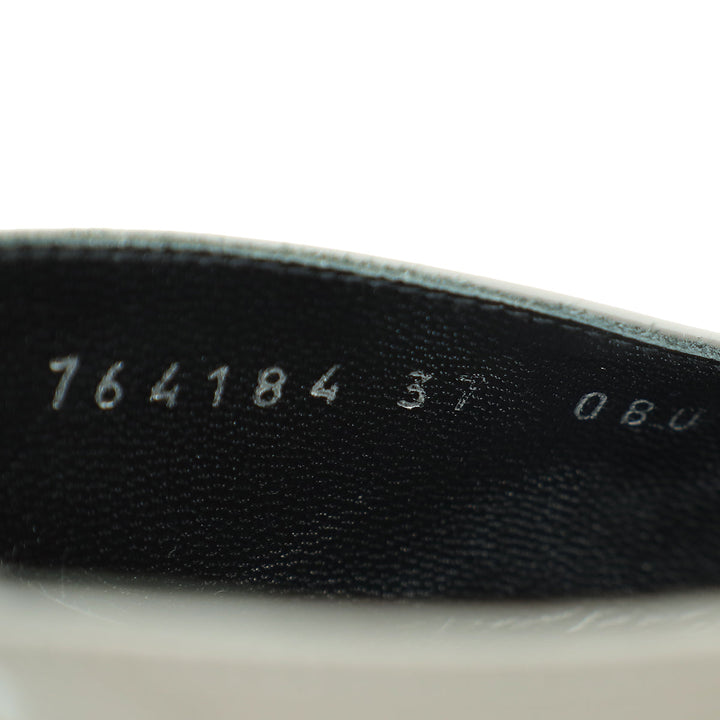 Gucci Dusty Grey Interlocking G Mules 37