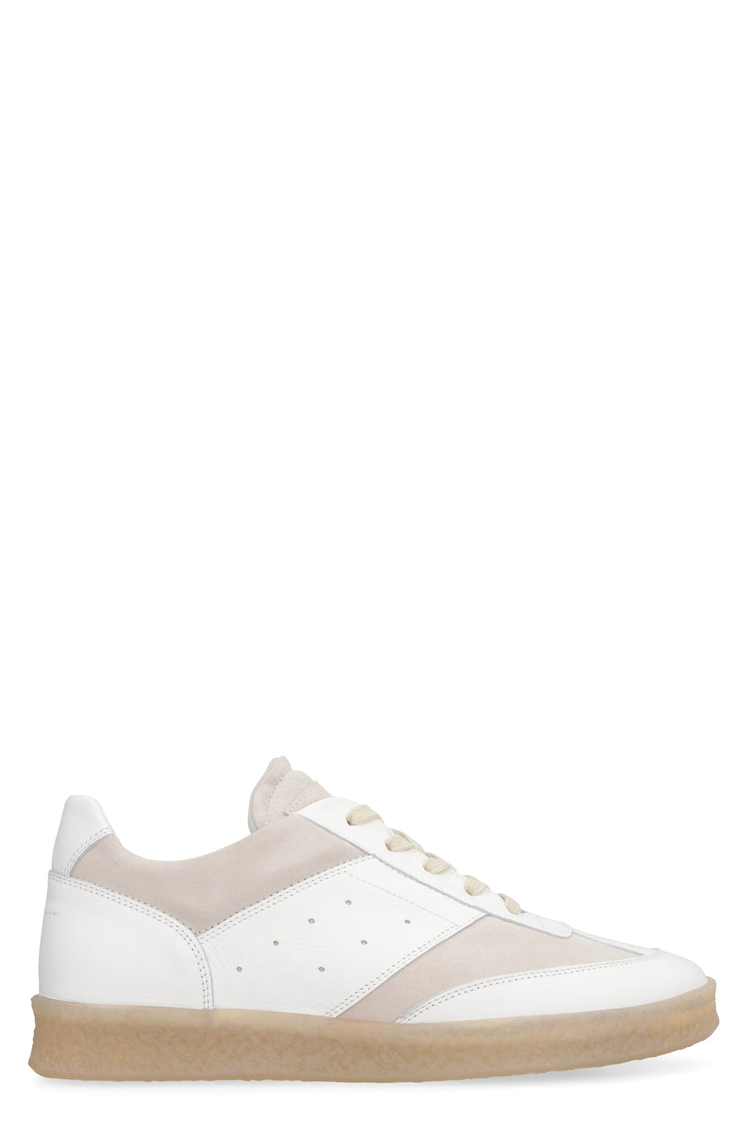 6 COURT LEATHER LOW-TOP SNEAKERS