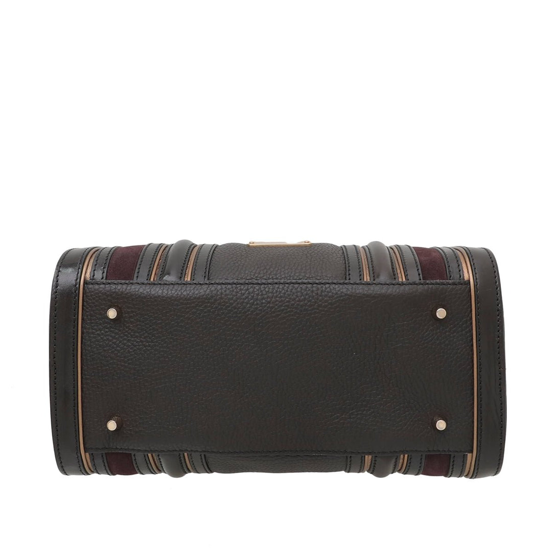 Burberry Bicolor Alchester Bowling Bag
