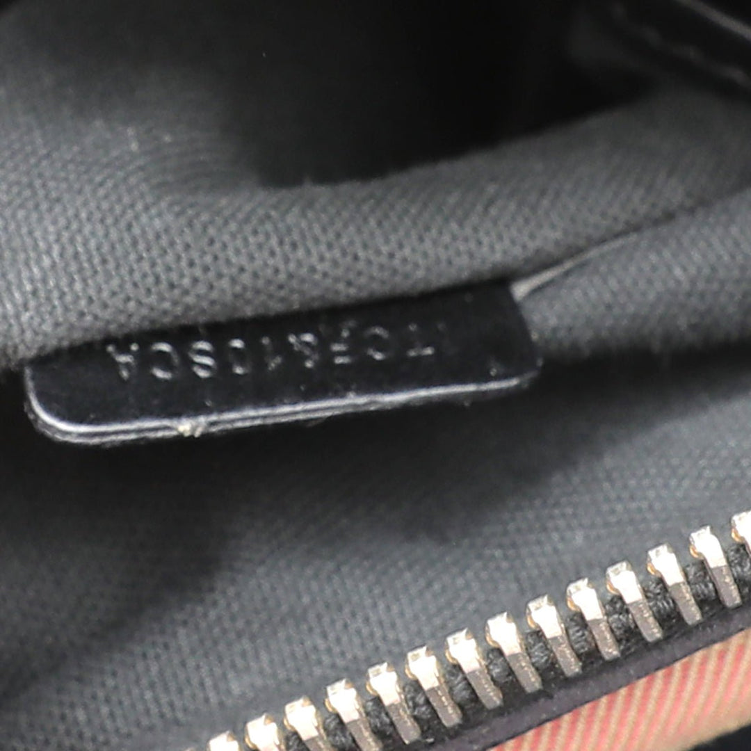 Burberry Bicolor House Check Orchard Satchel Bag