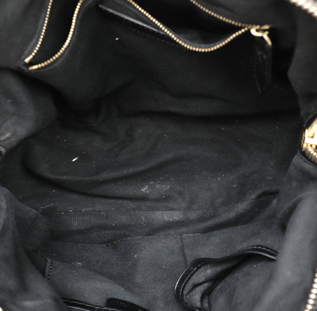 Burberry Bicolor House Check Orchard Satchel Bag