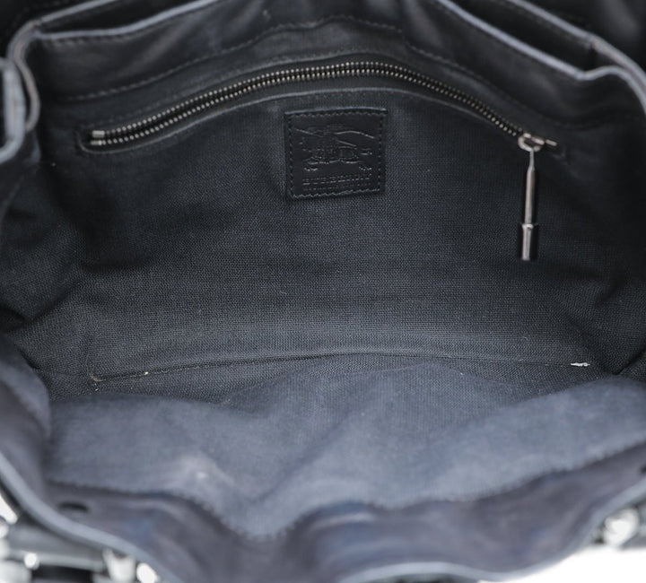 Burberry Bicolor Housecheck Beaton Bag