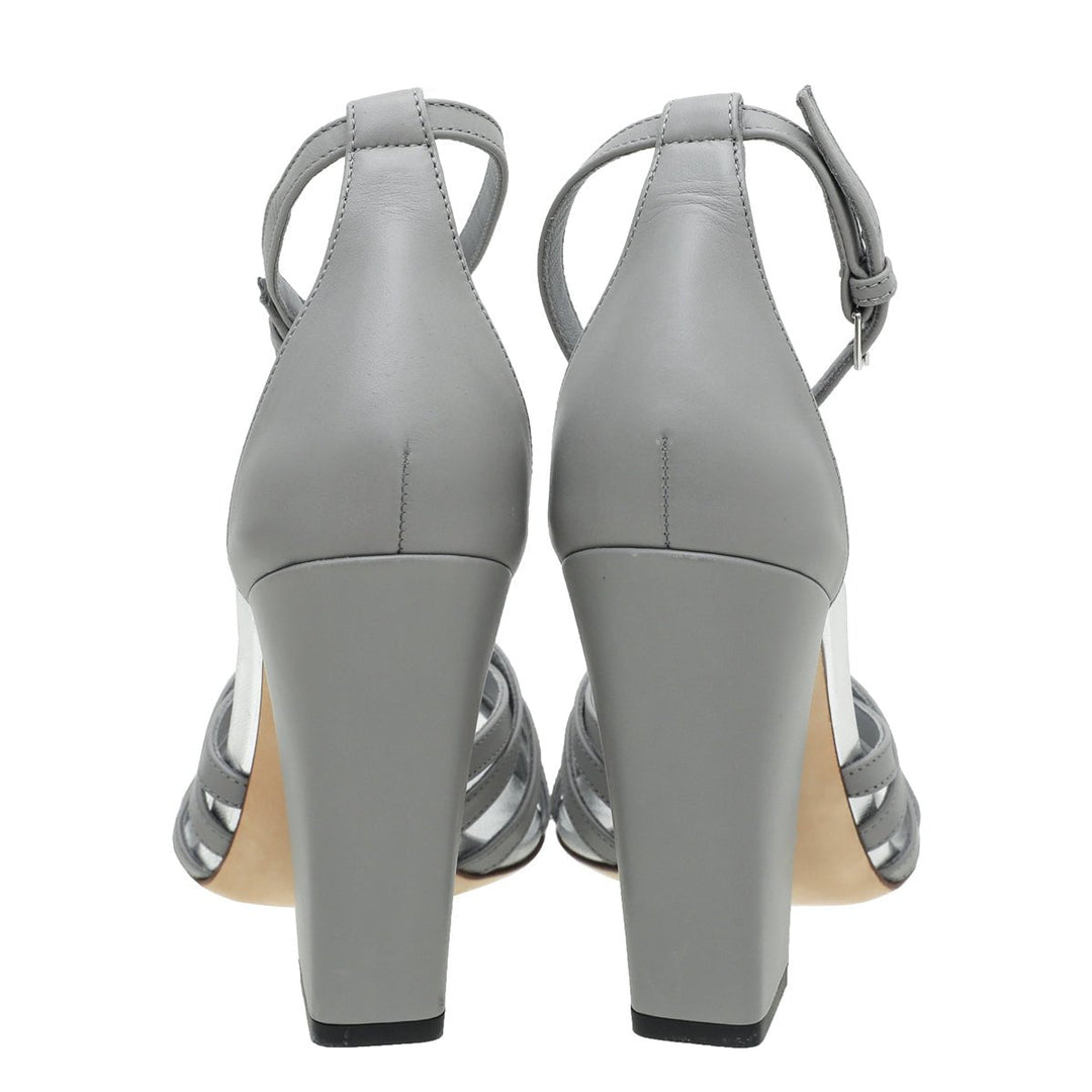 Burberry Bicolor Hove Thong Split-Toe Sandals 38