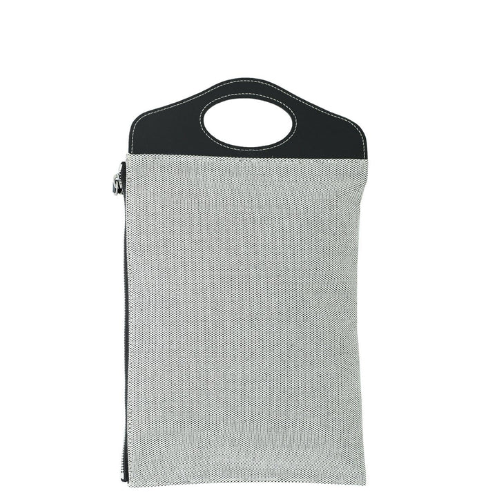 Burberry Bicolor Logo Pocket Handle Pouch
