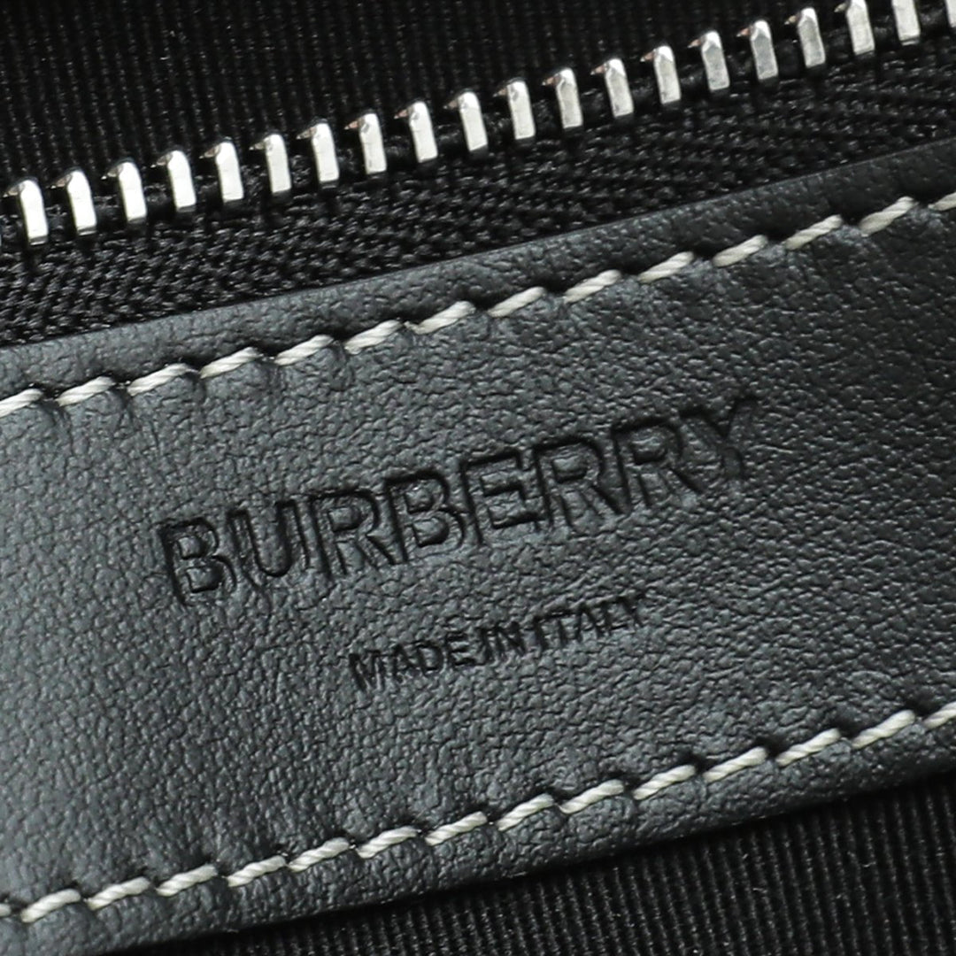 Burberry Bicolor Logo Pocket Handle Pouch