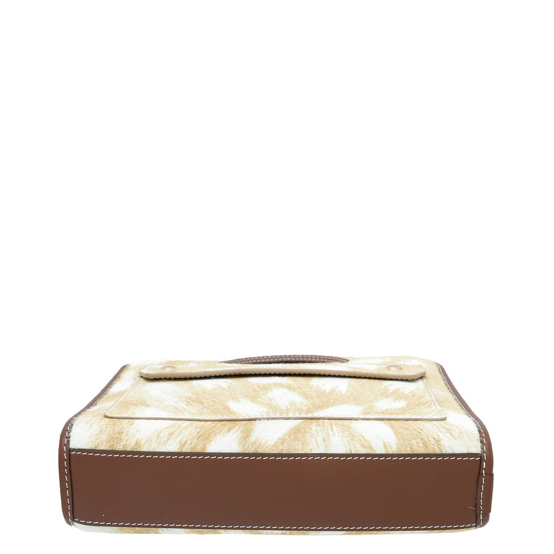 Burberry Bicolor Mini Calf Hair Pocket Bag