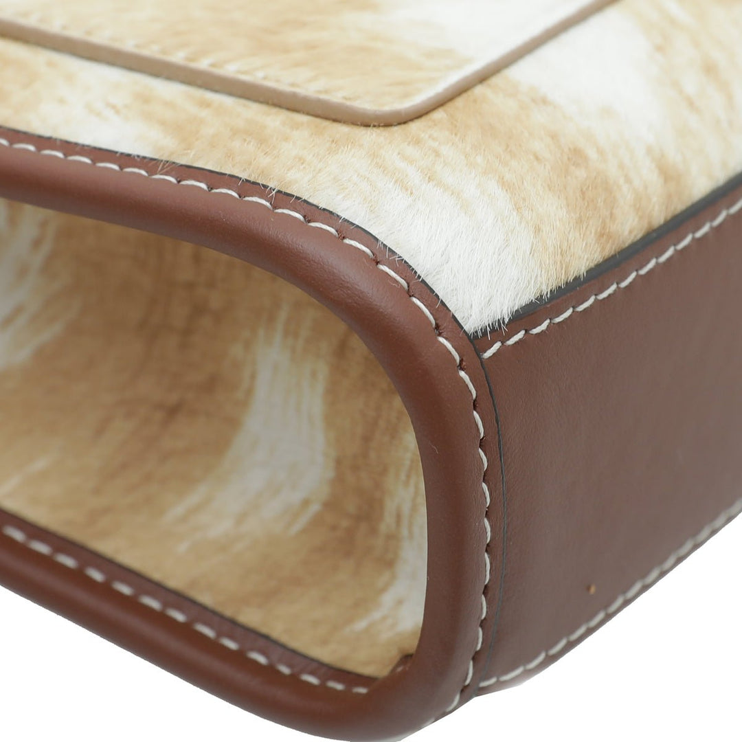 Burberry Bicolor Mini Calf Hair Pocket Bag
