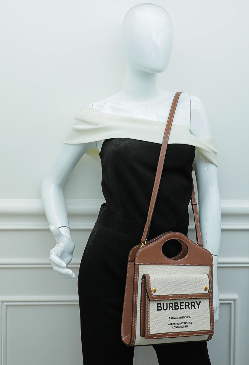 Burberry Bicolor Pocket Mini Bag