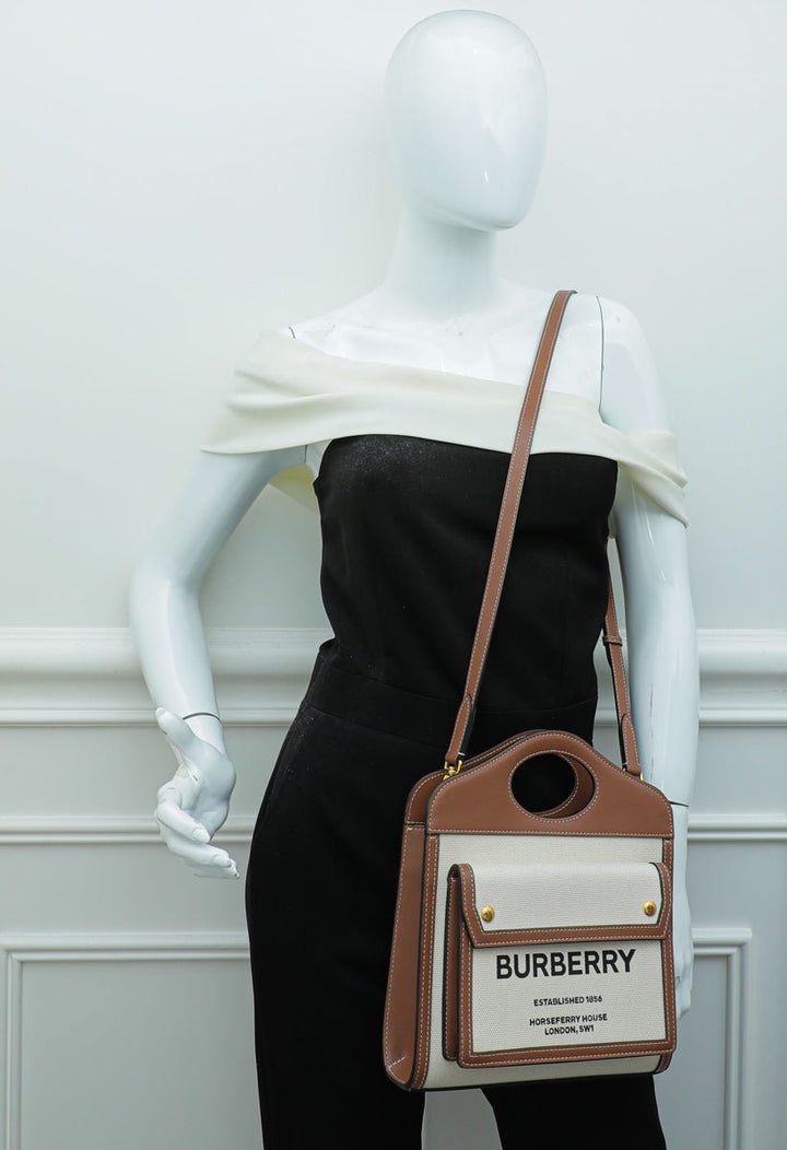 Burberry Bicolor Pocket Mini Bag