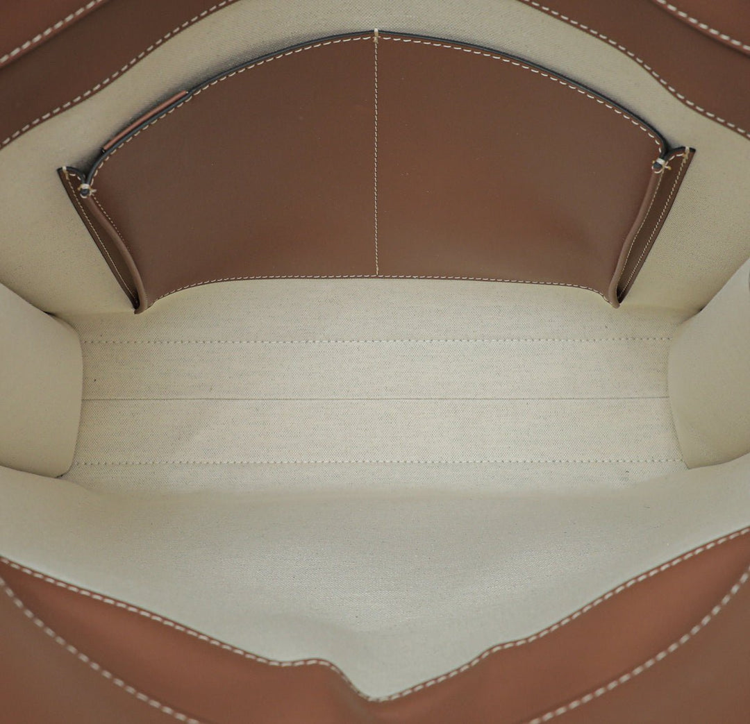 Burberry Bicolor Pocket Tote Medium Bag