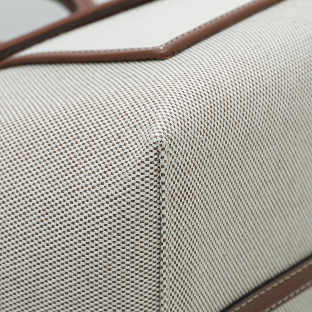 Burberry Bicolor Pocket Toty Bag