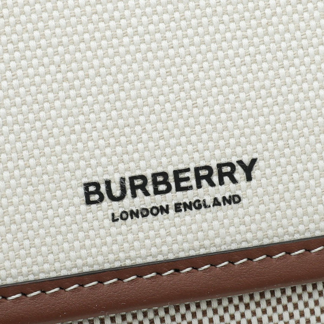 Burberry Bicolor Pocket Toty Bag