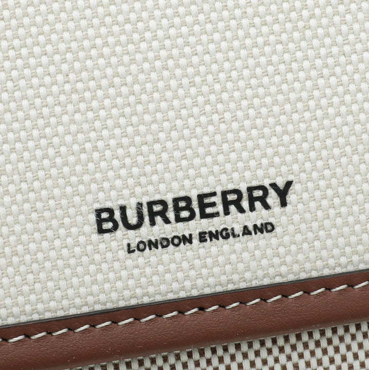 Burberry Bicolor Pocket Toty Bag