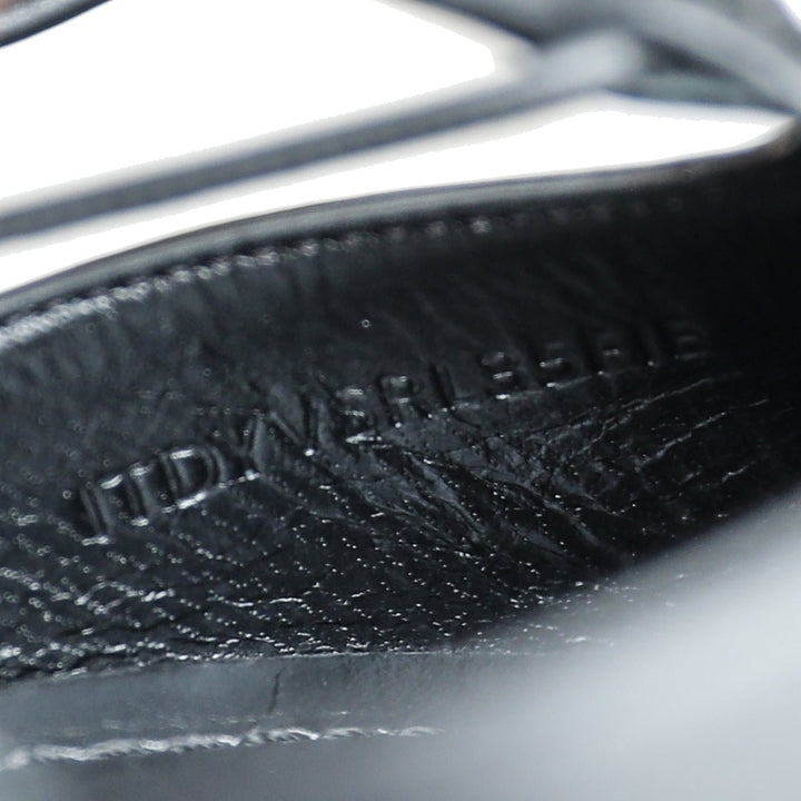 Burberry Black Cut Out Laced Leather Pump 40