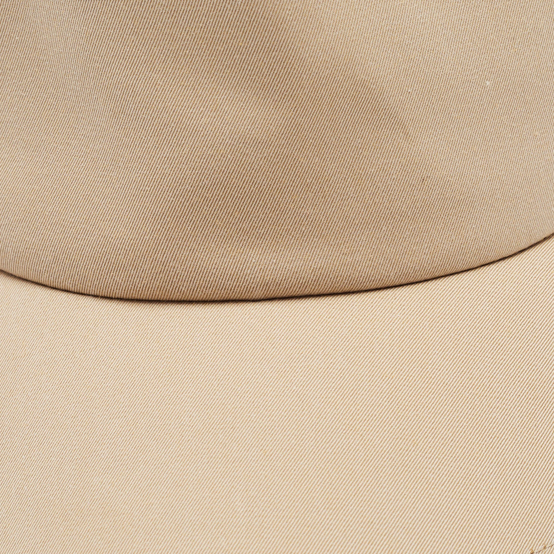 BURBERRY Beige Trucker Reconstructed Cotton Baseball Cap L