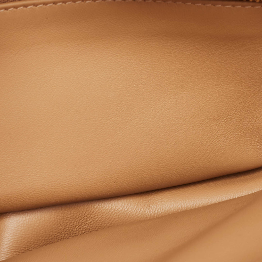 Burberry Beige Soft Leather Small Olympia Bag