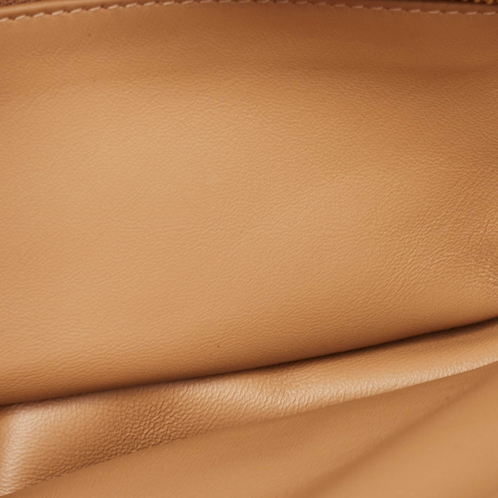 Burberry Beige Soft Leather Small Olympia Bag