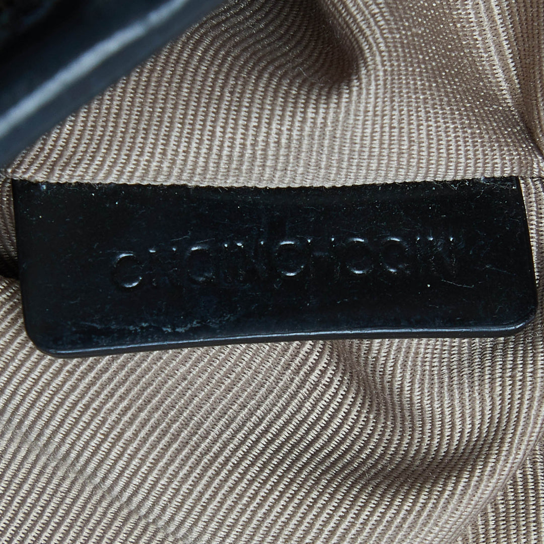 Burberry Beige/Black Super Nova Check PVC and Patent Leather Tote