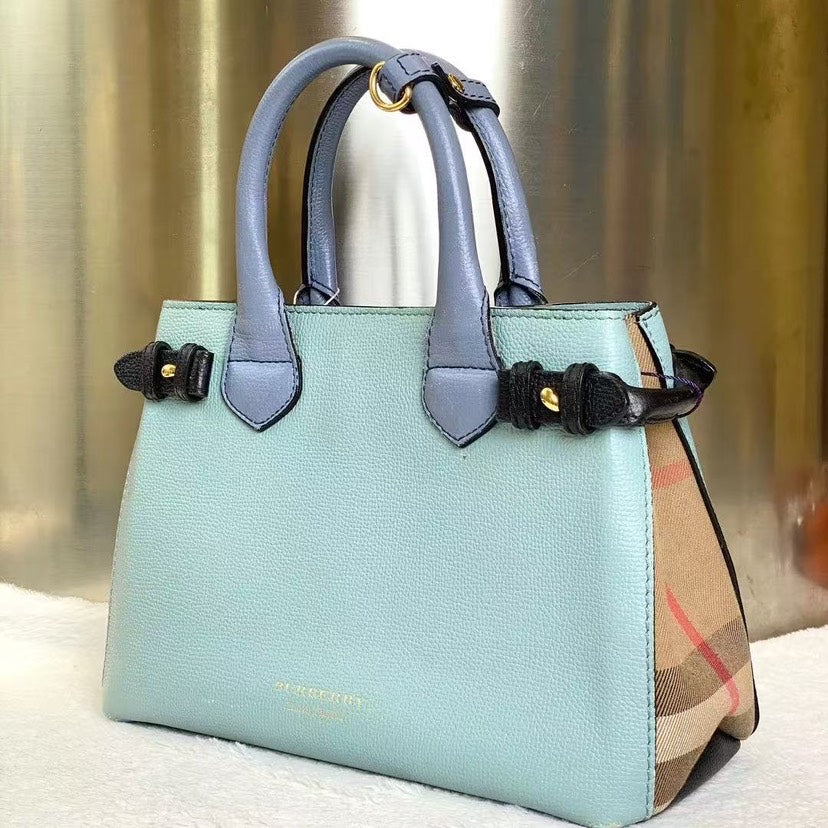 Burberry Banner Blue Tote Bag