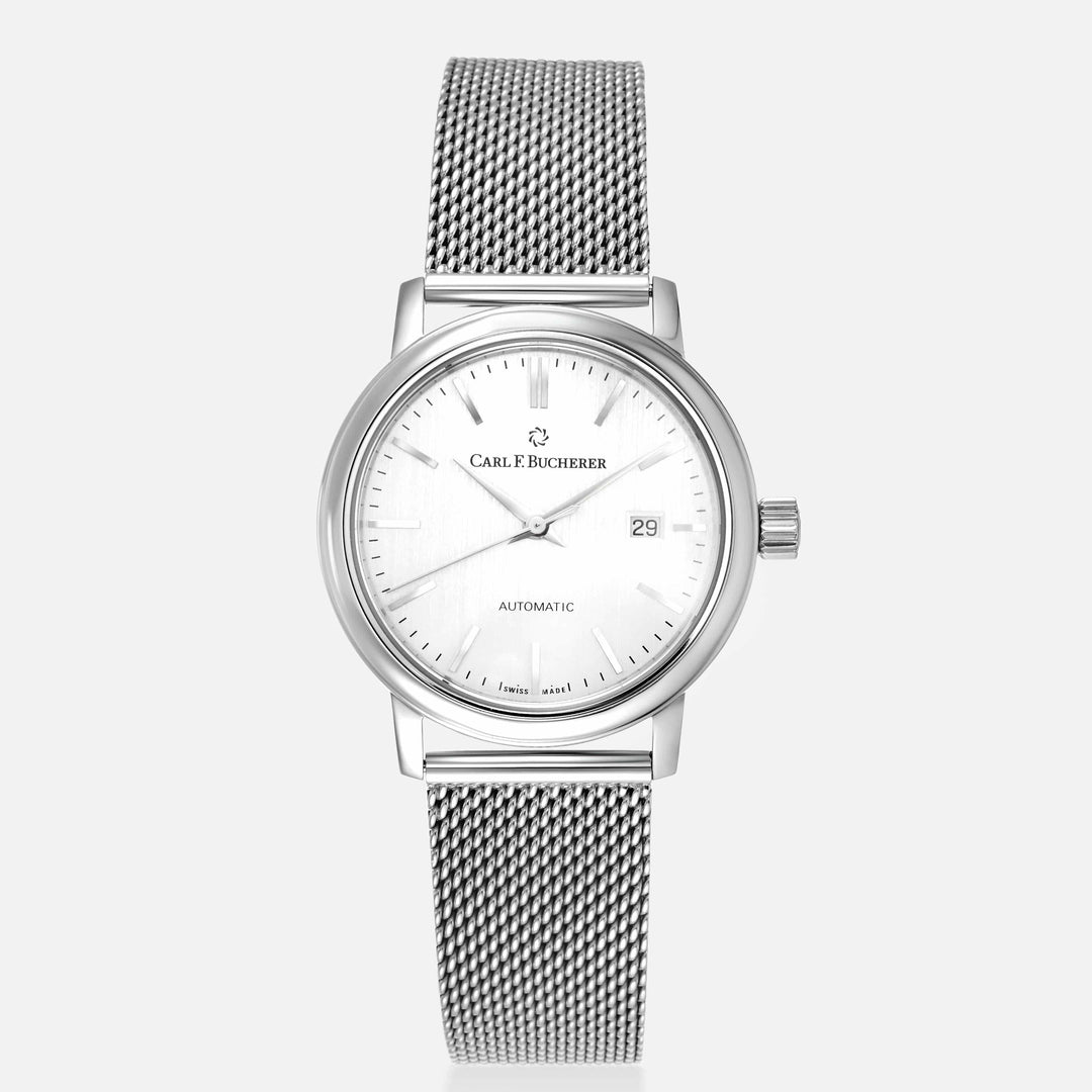 Carl F. Bucherer Adamavi Date Stainless Steel Women's Automatic Watch 00.10320.08.13.21