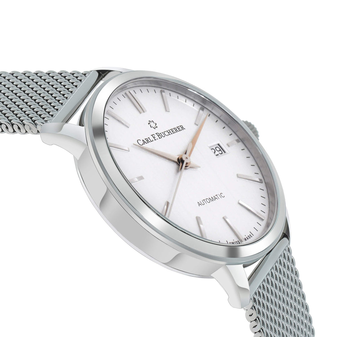 Carl F. Bucherer Adamavi Date Stainless Steel Women's Automatic Watch 00.10320.08.13.21