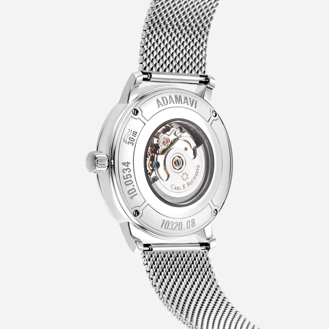 Carl F. Bucherer Adamavi Date Stainless Steel Women's Automatic Watch 00.10320.08.13.21