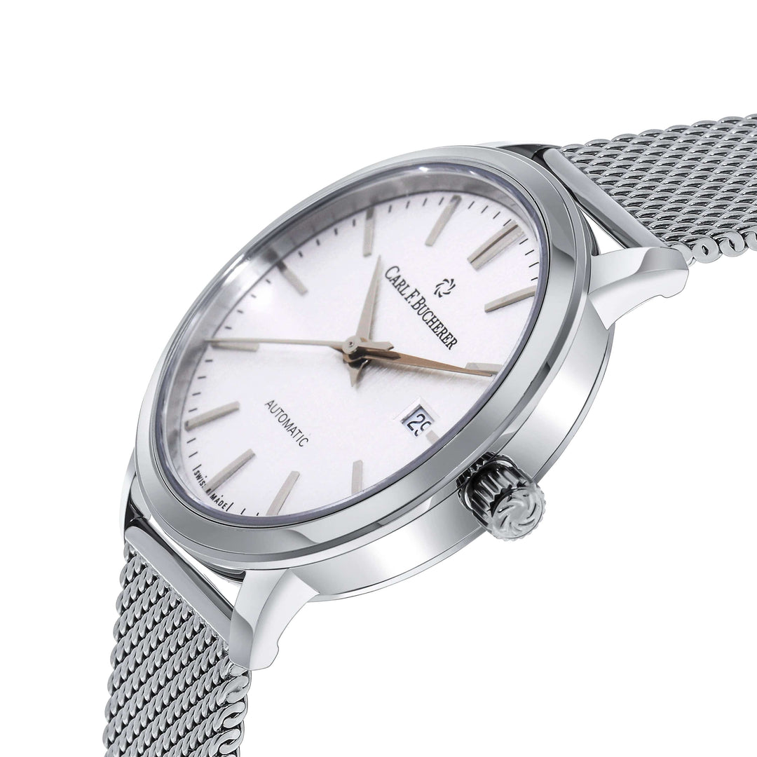 Carl F. Bucherer Adamavi Date Stainless Steel Women's Automatic Watch 00.10320.08.13.21
