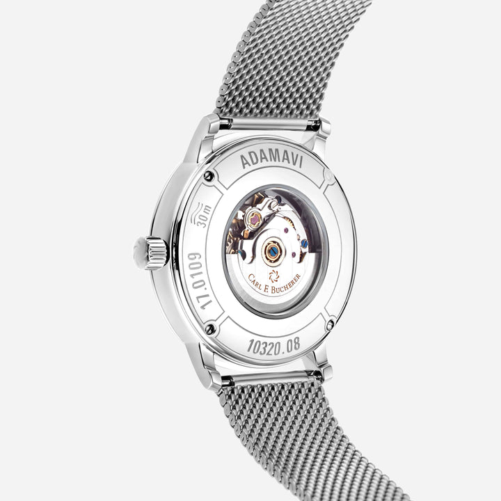 Carl F. Bucherer Adamavi Date Diamond Stainless Steel Women's Automatic Watch 00.10320.08.17.21