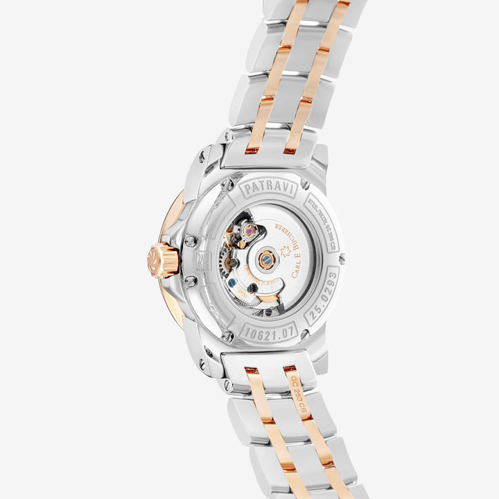 Carl F. Bucherer Diamond Patravi AutoDate Two Tone Automatic Ladies' Watch 00.10621.07.77.31