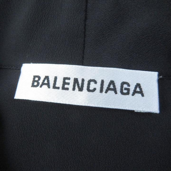 Top Quality Balenciaga Asymmetric Sleeveless Blouse Black