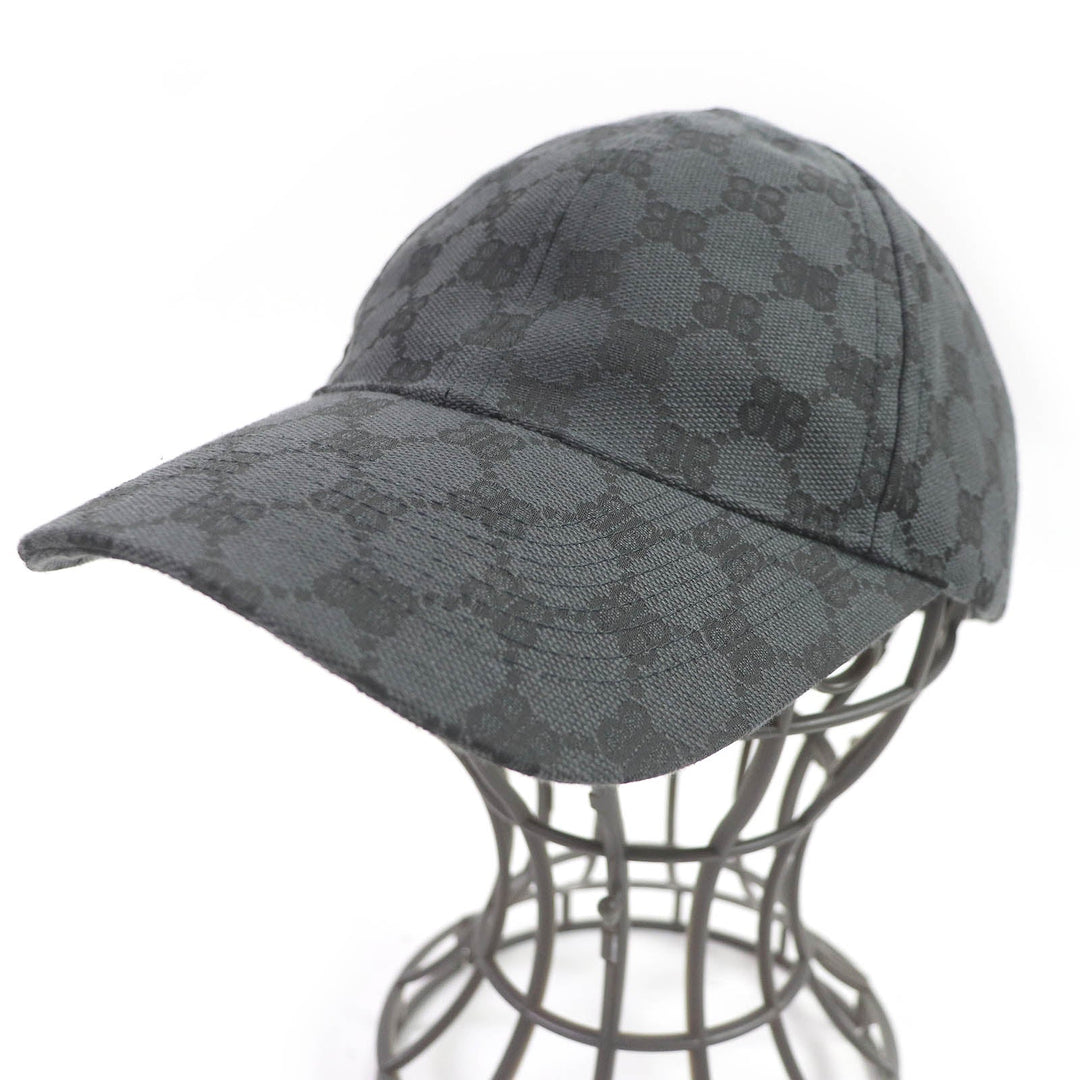 Top Quality Balenciaga Hacker Cap BB Logo Gray