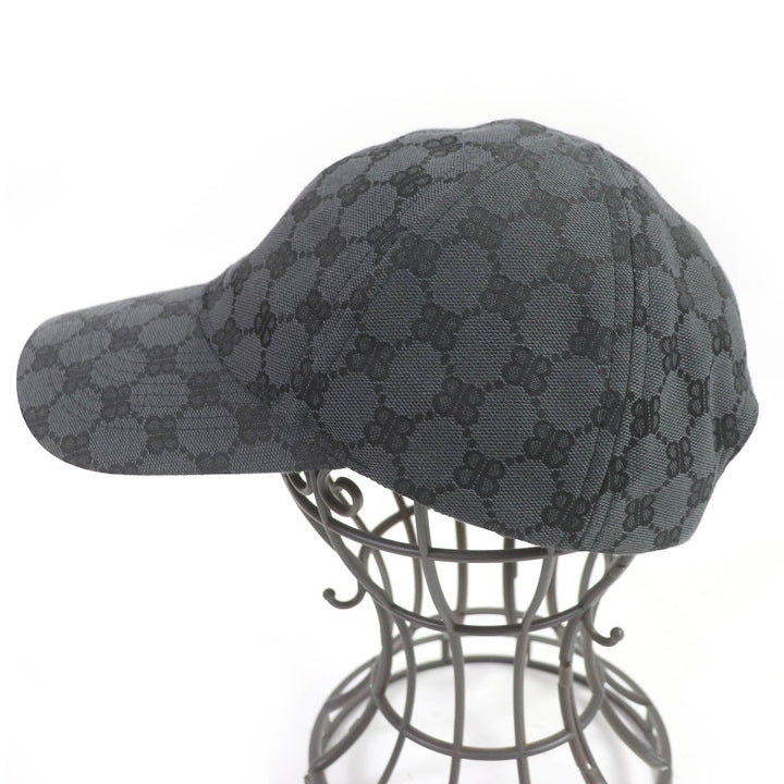 Top Quality Balenciaga Hacker Cap BB Logo Gray