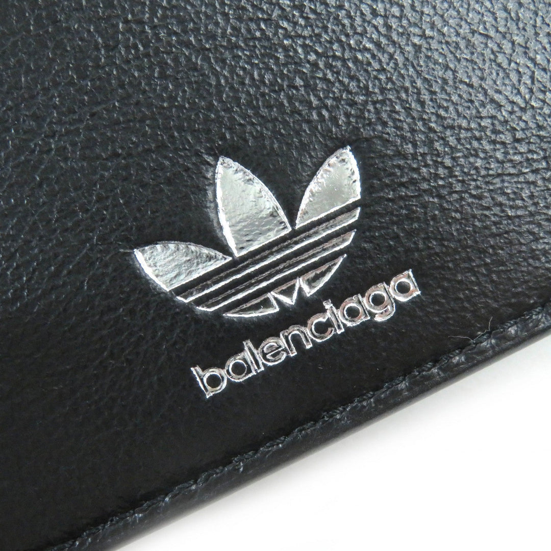 Top Quality Balenciaga Leather Bifold Wallet with Logo
