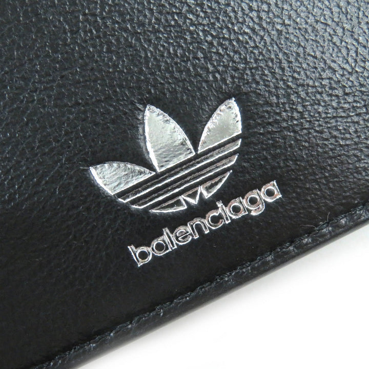Top Quality Balenciaga Leather Bifold Wallet with Logo