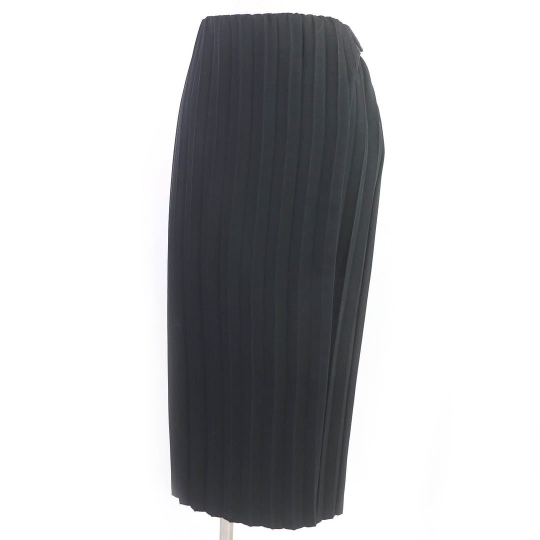 Top Quality Balenciaga Belted Long Pleated Wrap Skirt 34