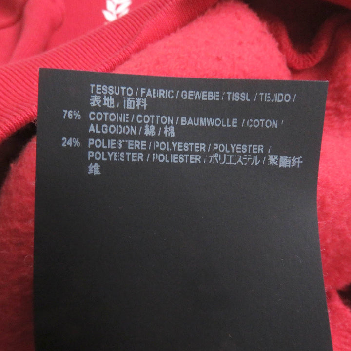 Top Quality Balenciaga Logo Print Oversized Hoodie Red M